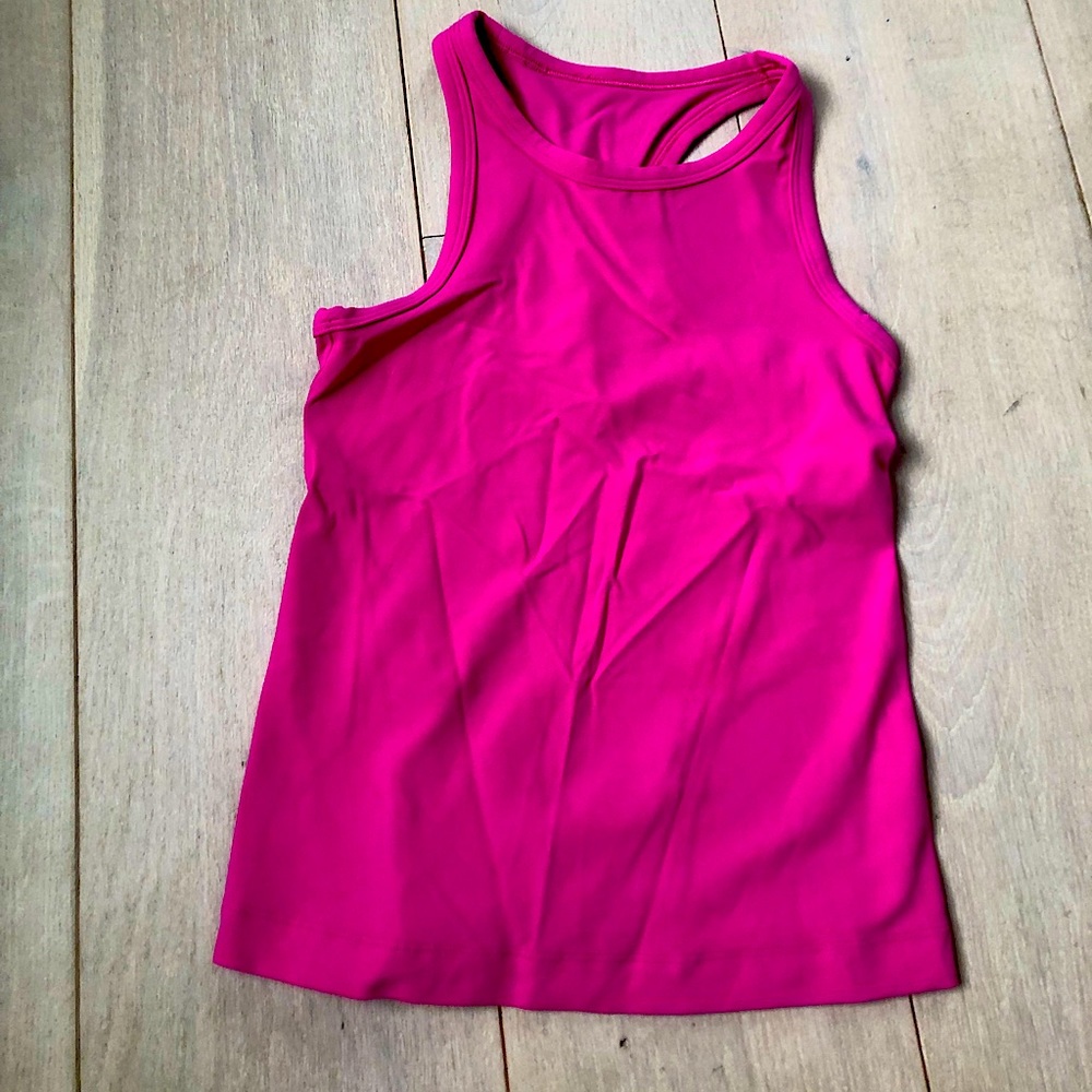 size 0small, lululemon Align Waist-Length Racerback Tank Top pink!!